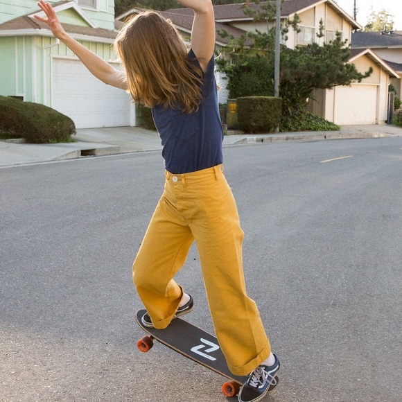 Jesse Kamm sailor pants in Caribbean gold - Picture 2 of 13